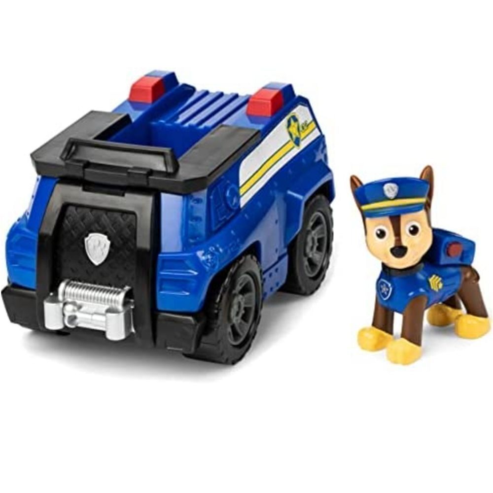 New Spinmaster Paw Patrol Chase Patrol Cruiser Vehicle & Collectible Figure - Picture 1 of 8